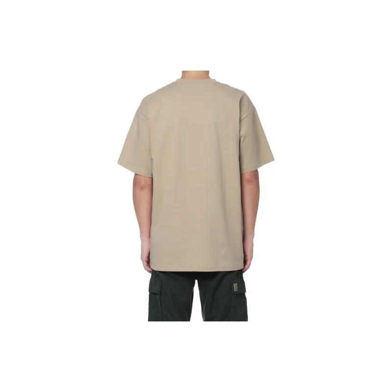 Carhartt WIP T Shirts Men Brown-4