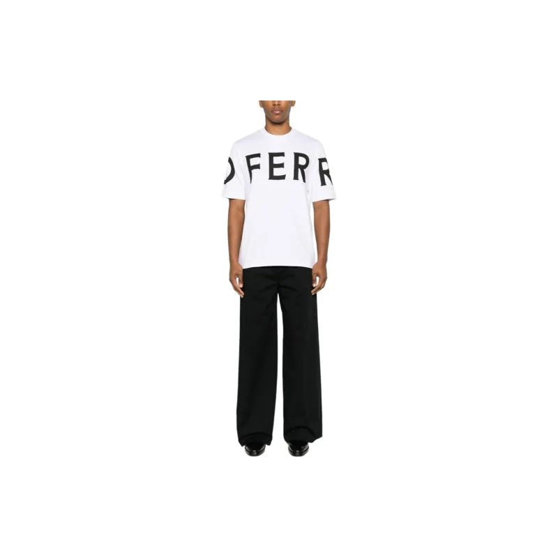 FERRAGAMO SS24 T-Shirt Men's Optical White-1