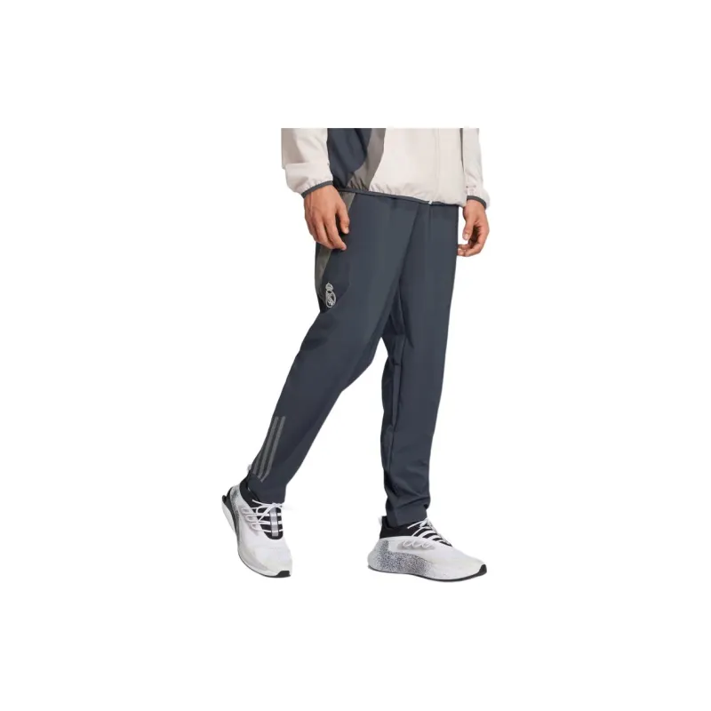 Adidas Real MadridTiro 24 FW24 Competition Presentation Tracksuit Bottoms Soccer Bottoms Men's Charcoal Gray-3