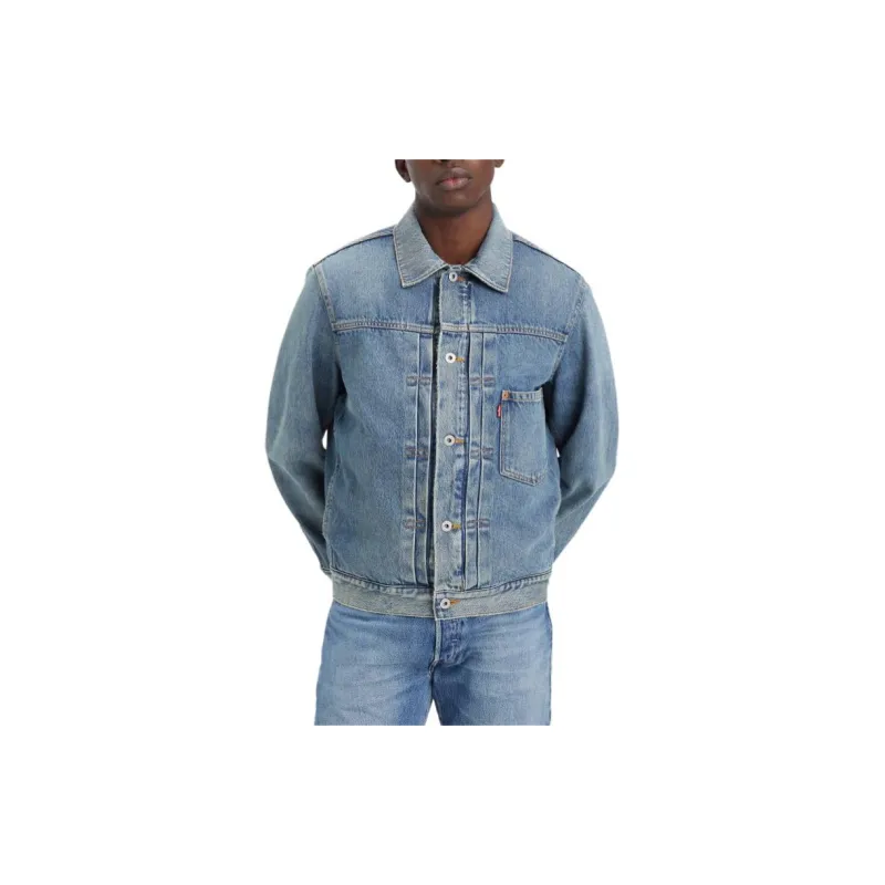 Levis Denim Jackets Men Blue-1