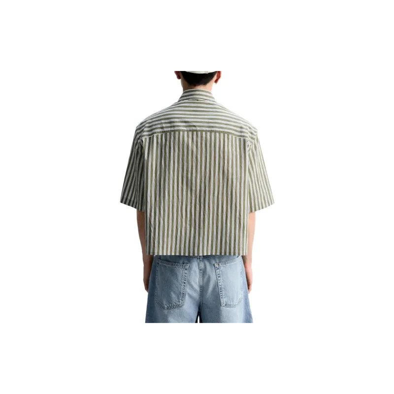 ZARA Shirts Men Khaki-3