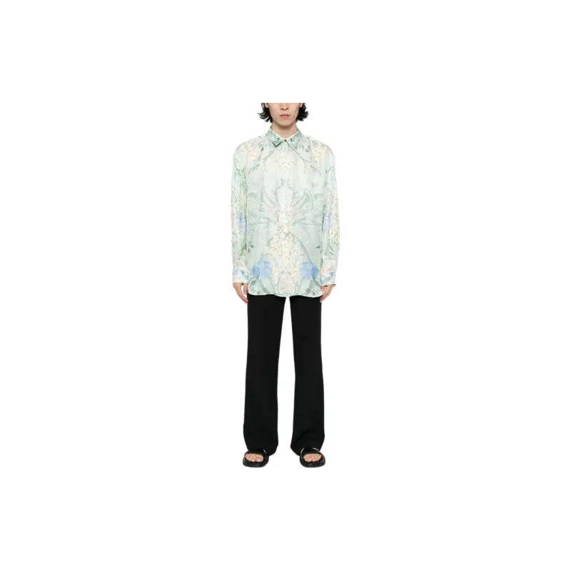 Camilla Floral print Silk Shirt-1