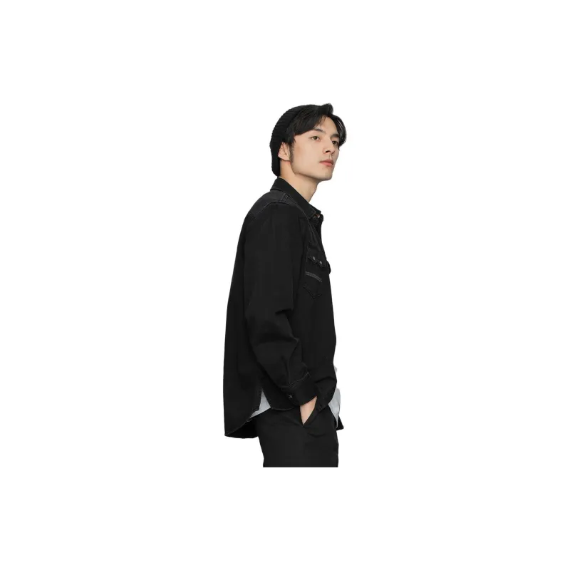 Lee Shirts Men Black-3