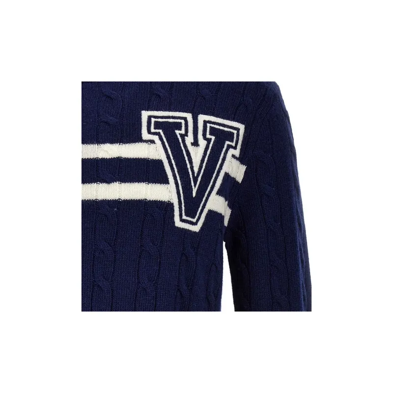 Valentino VLogo Knitted Jumper-5