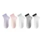[5 Pack]Light Purple+Light Pink+Milk White+Gray+White