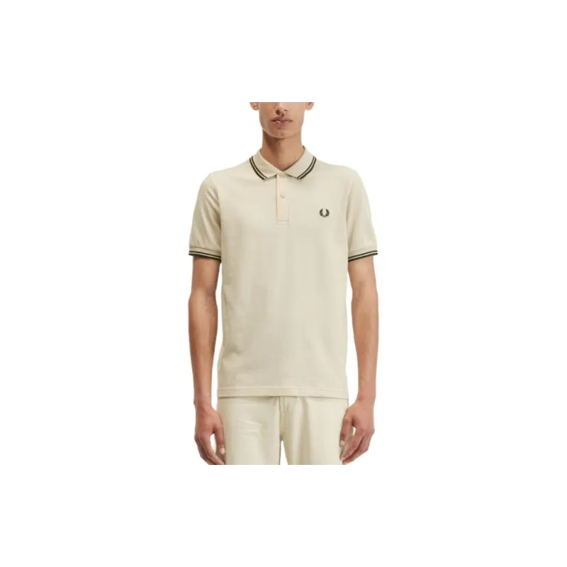 FRED PERRY Logo embroidered Cotton Polo Shirt-2