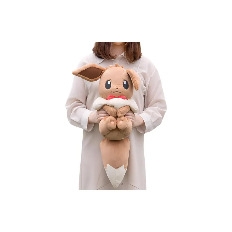 BANPRESTO Pokémon Eevee Ichiban Kuji B Reward, Eevee Dolls Plush Doll 29cm Height-2