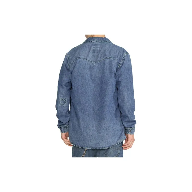 Lee Shirt Men's Medium Dark Blue-3