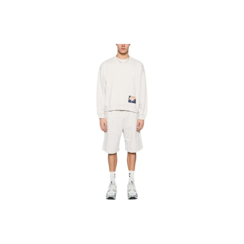 MSGM Graphic Printed Crewneck Sweatshirt-1