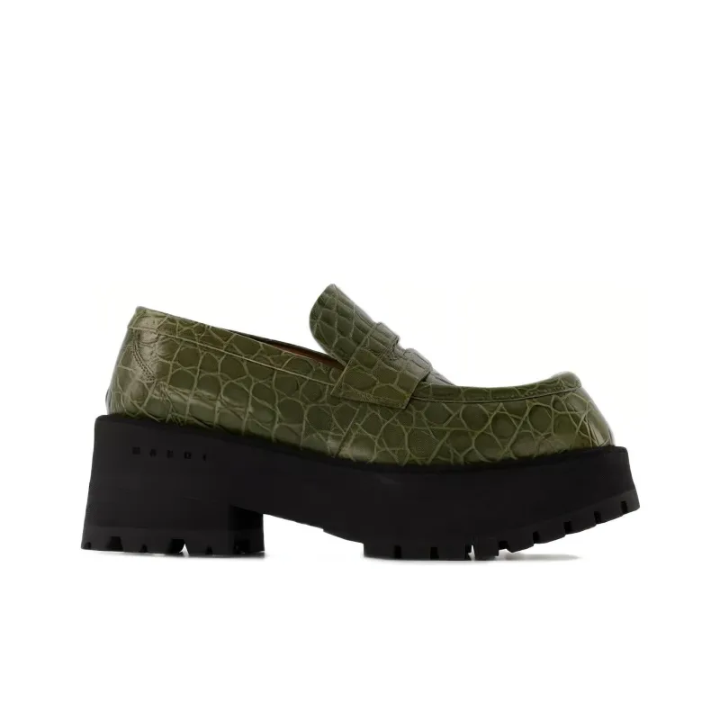 MARNI Platform Shoes Women's Green-1
