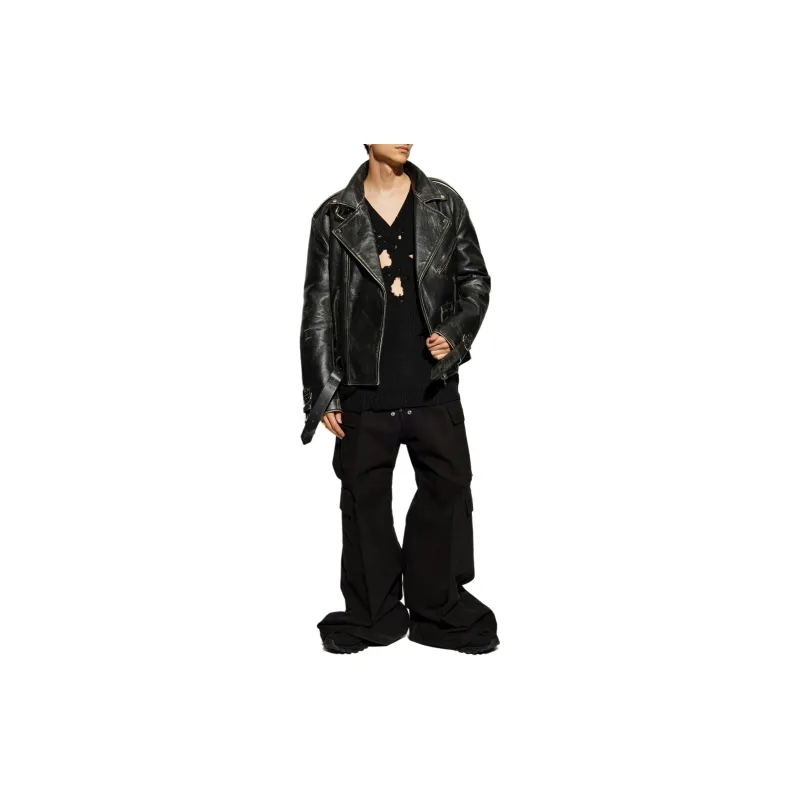 Vetements Distressed V Neck Sweater-1