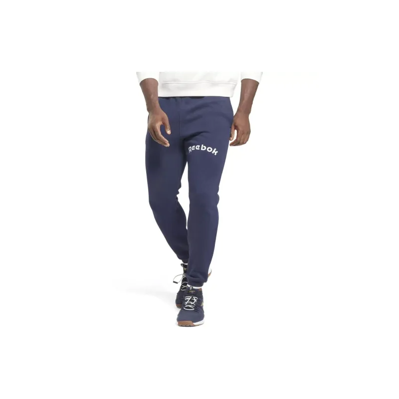 Reebok RI ARCH LOGO JOGGER Knitted Sports Pants Men's Marine Blue-1