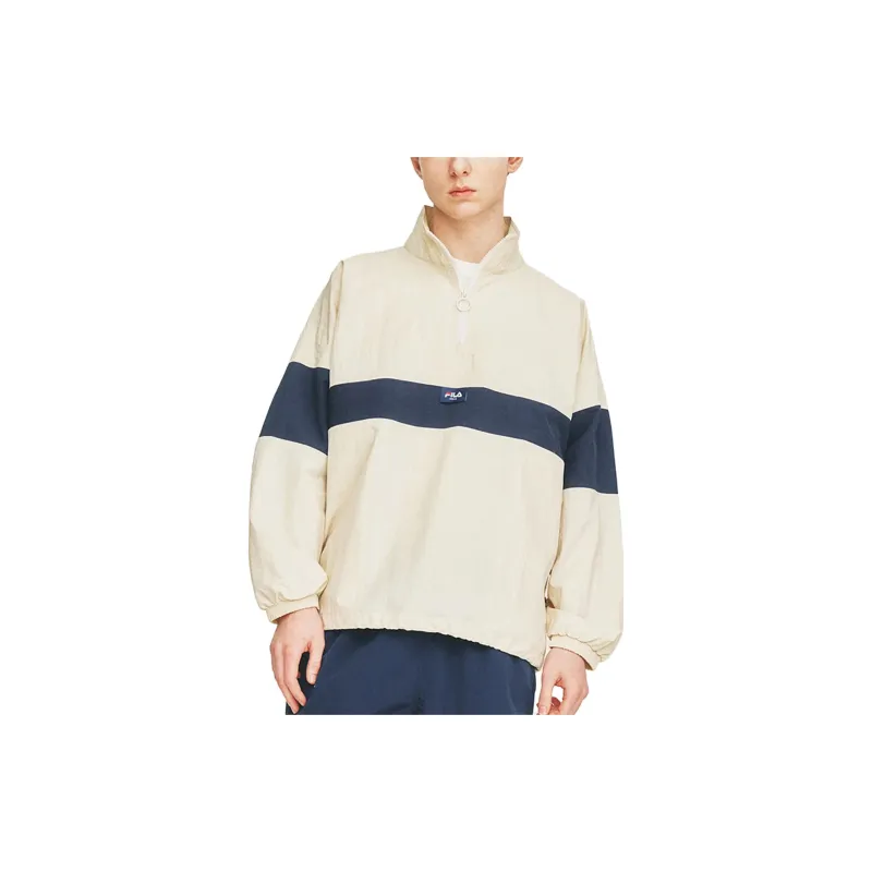 FILA Jackets Unisex Cream White-5