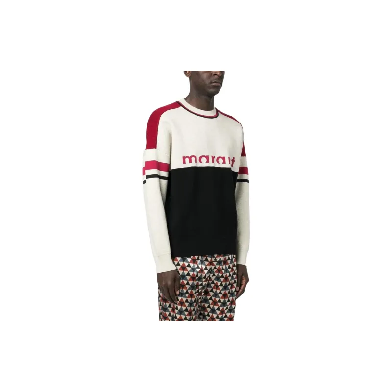ISABEL MARANT Colour Block Crewneck Jumper-3
