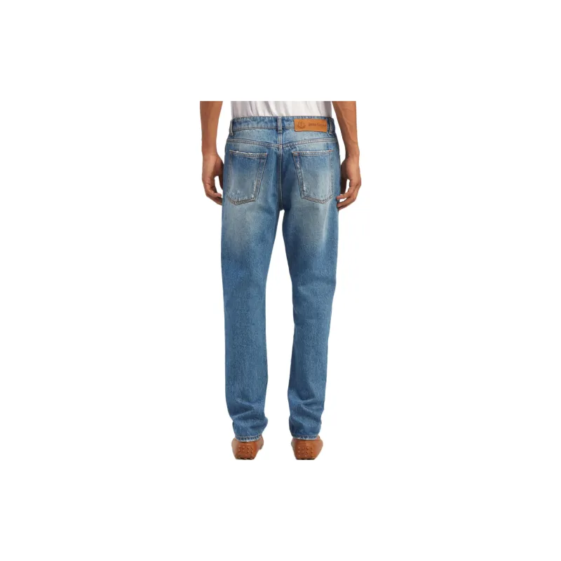 PALM ANGELS X Moncler Distressed Straight leg Jeans-2
