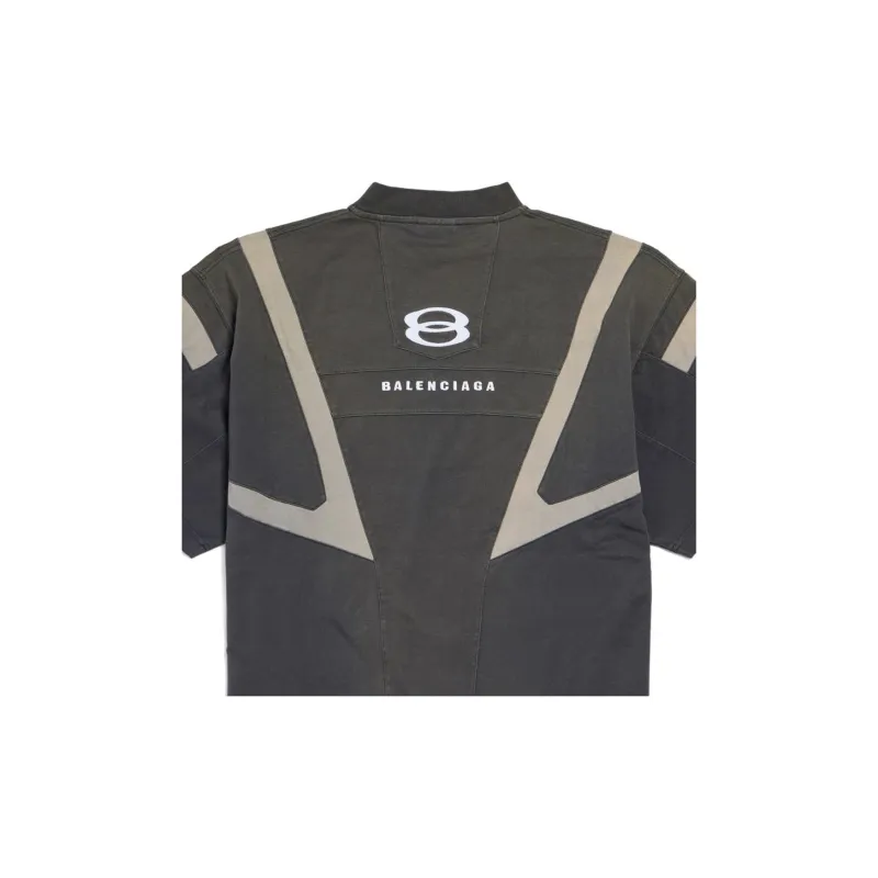 Balenciaga Unity Sports Icon Washed Out Biker T Shirt-5