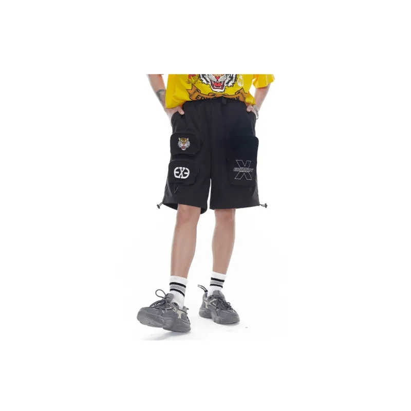 ED HARDY X Casual Shorts Unisex Black-2
