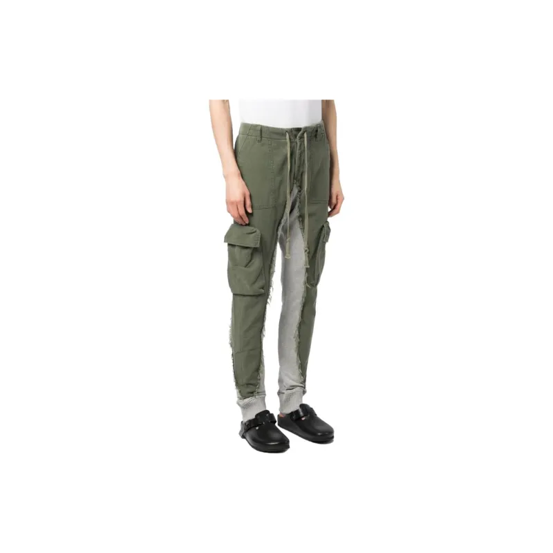 GREG LAUREN Cargo Pants Men Green-3