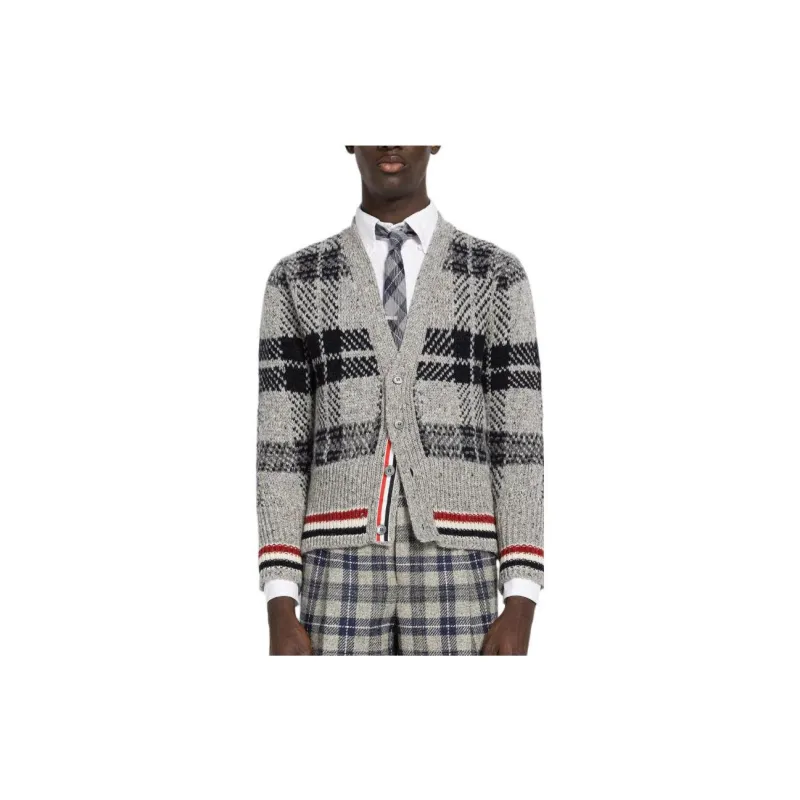 THOM BROWNE· FW22 Knitwear Men's Gray-1