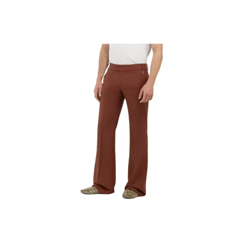 Roberto Cavalli SS24 Casual Pants Men's Chocolate-4
