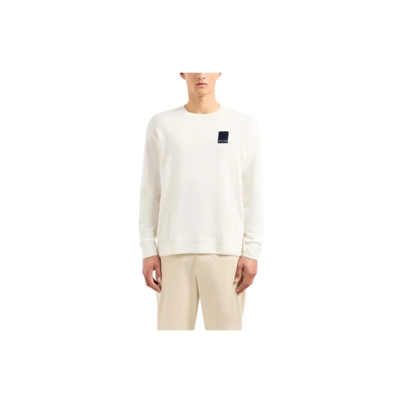 ARMANI EXCHANGE SS24 Knitwear Men's White-1