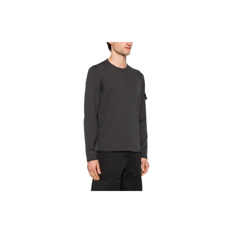 STONE ISLAND Compass badge Ribbed knit Jumper-3