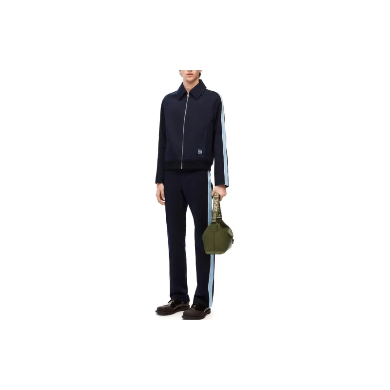 LOEWE Jackets Men Navy Blue-1