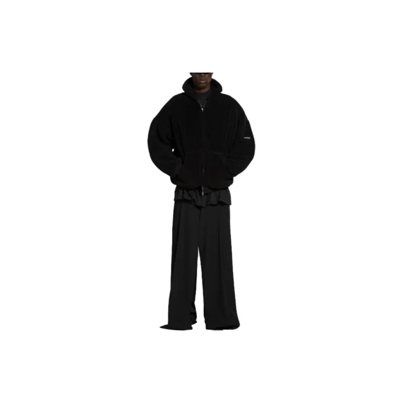 Balenciaga Outerwear Zip Up Hoodie Oversized In-2