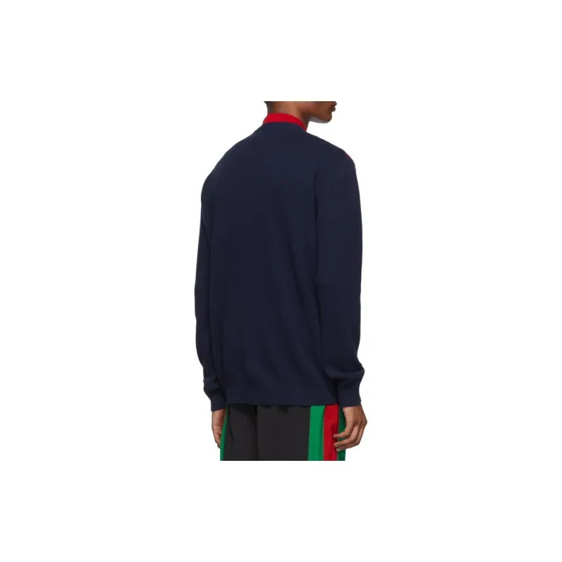 GUCCI Logo V Cardigan-4