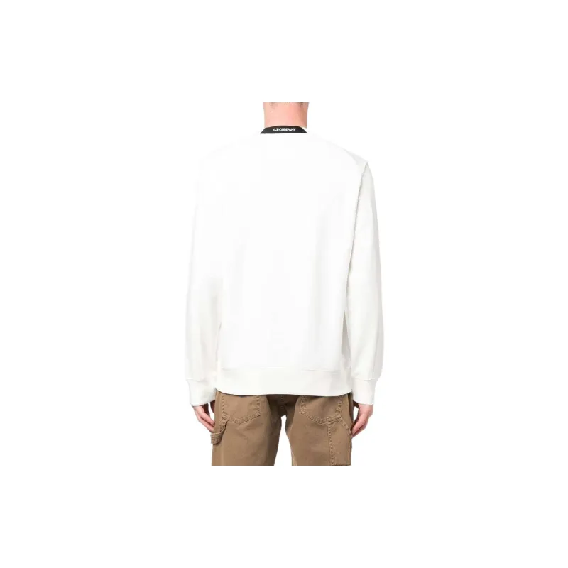 C.P.Company Diagonal Raised Fleece Crewneck Lens Sweatshirt-2