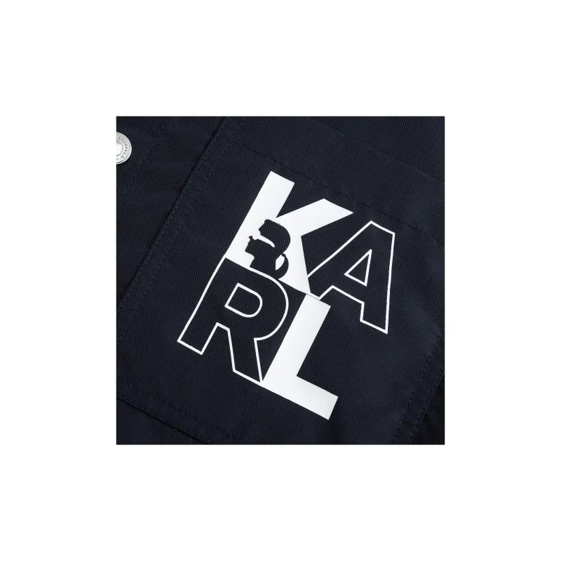 KARL LAGERFELD SS24 Jackets & Coats Men Black-4