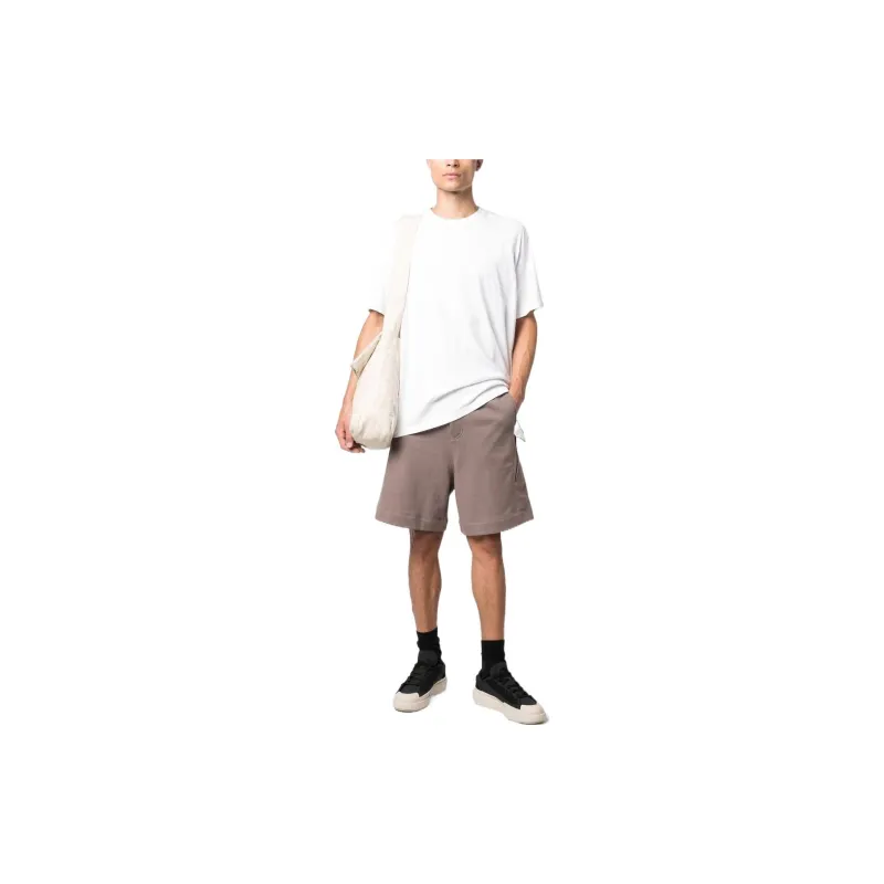 Y 3 Sports Shorts Men Gray Purple-1