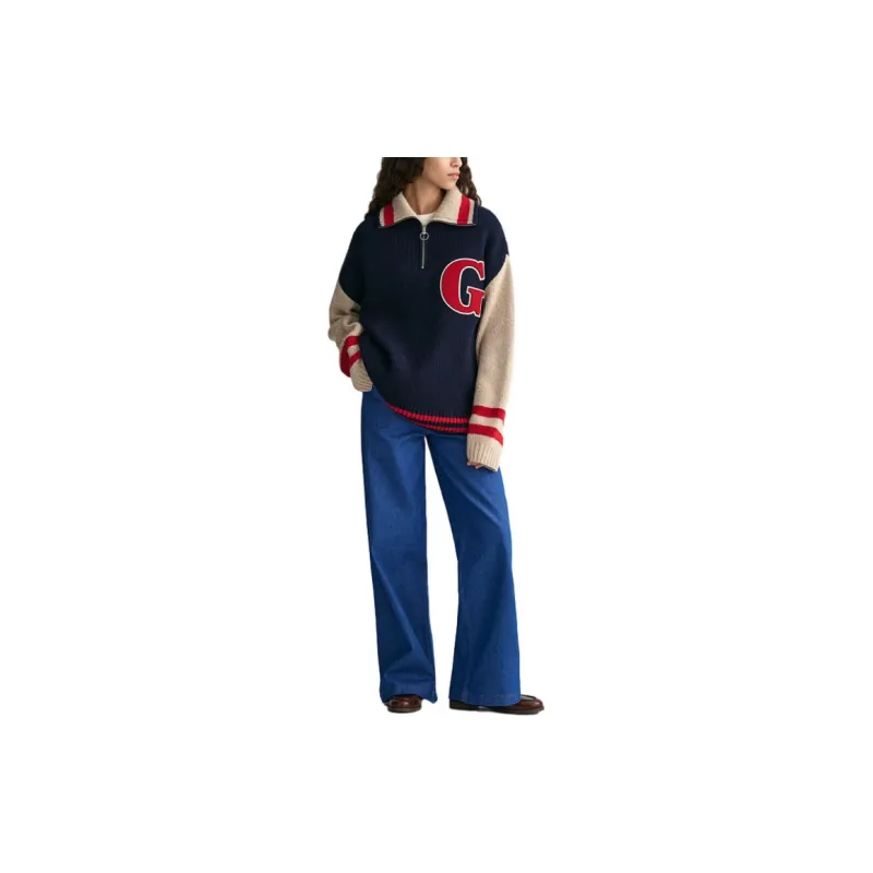 GANT Sweaters Unisex Night Blue-1