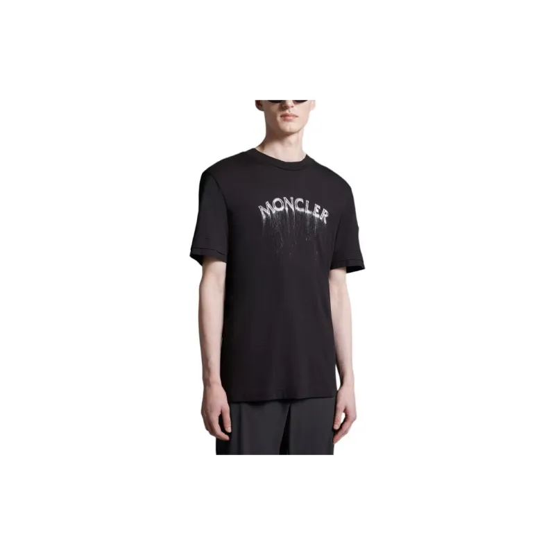 Moncler Logo print Cotton T shirt-3