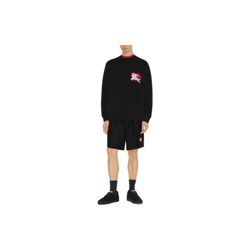 Burberry Sweatshirts Men Black-1