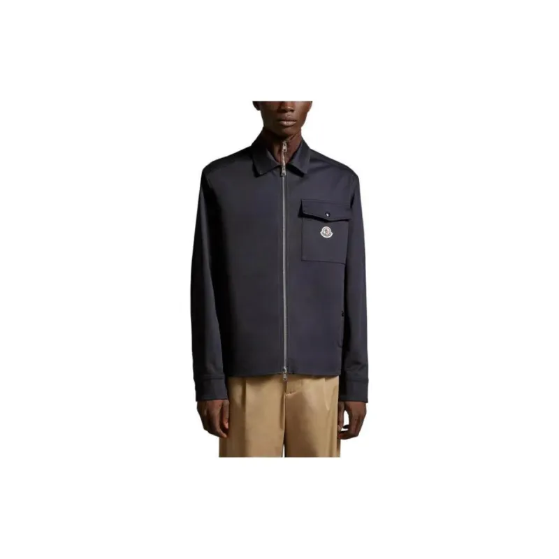 Moncler Shirt Men's Marine Blue-1
