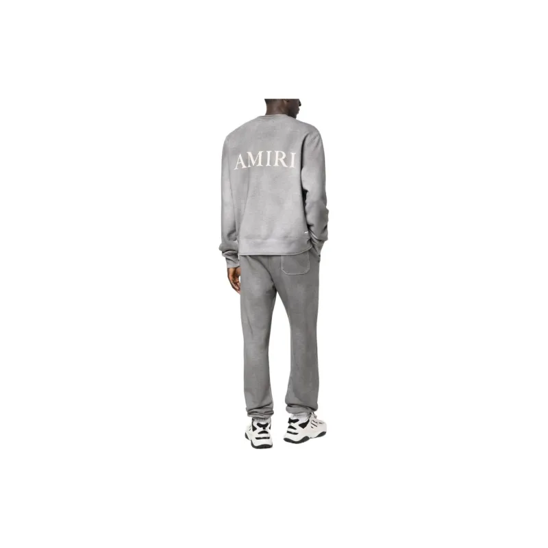AMIRI Aged Puff Logo Crewneck-2