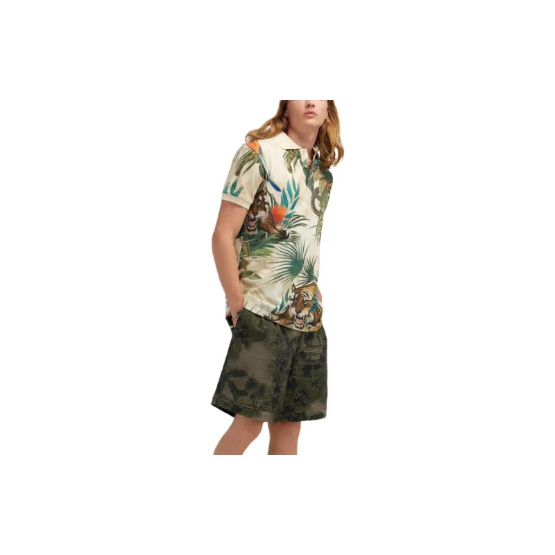 Roberto Cavalli SS24 Polo Shirt Men's Multicolor-3