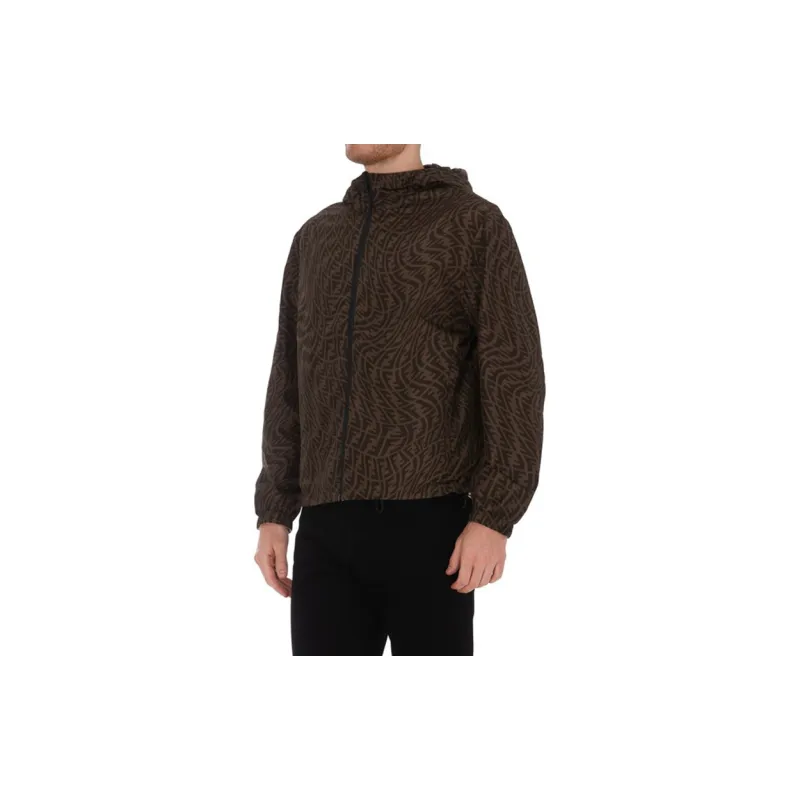 FENDI Ff Monogram Vertigo Windbreaker Jacket-4
