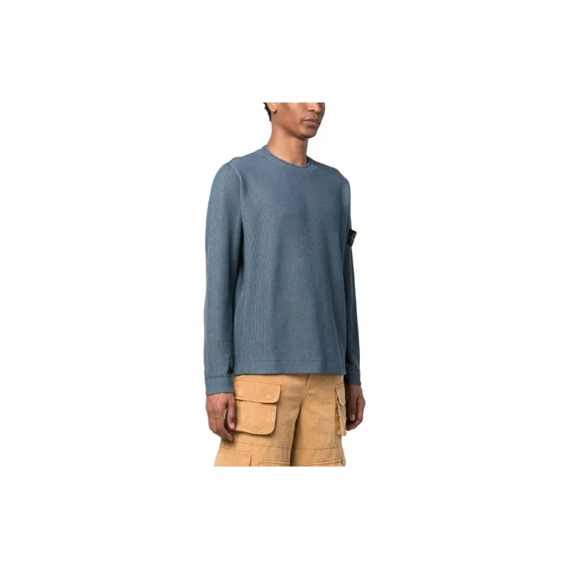 STONE ISLAND Sweater Men's Gray Blue-3