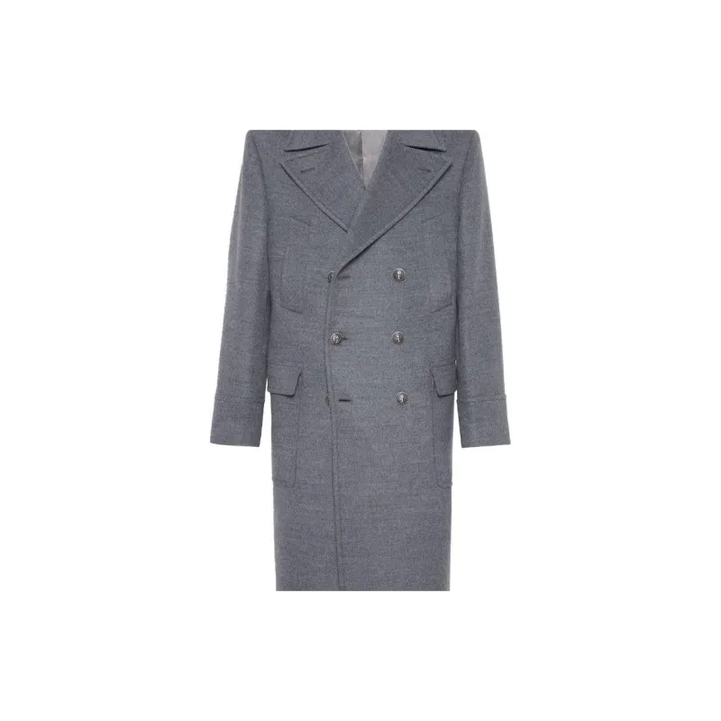 Brunello Cucinelli Double Breasted Long Coat-1