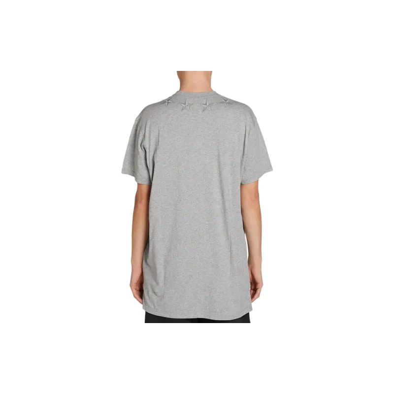 Givenchy T Shirts Men Gray-3