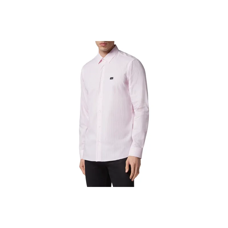 PHILIPP PLEIN Graphic print Striped Shirt-3