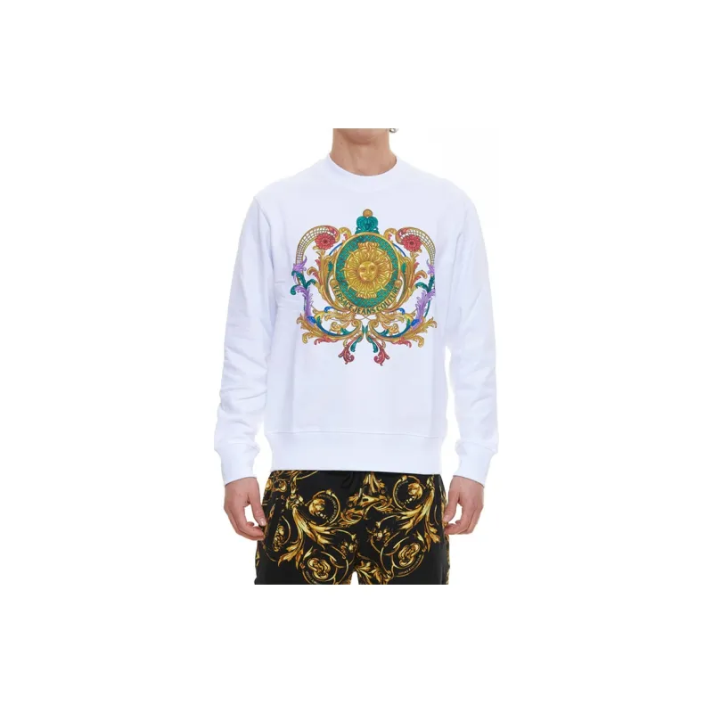 VERSACE JEANS COUTURE Sweatshirts Men White-2