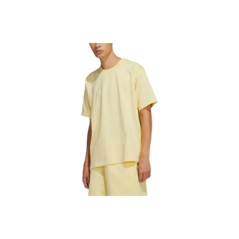 Adidas Originals T Shirts Unisex Yellow-2