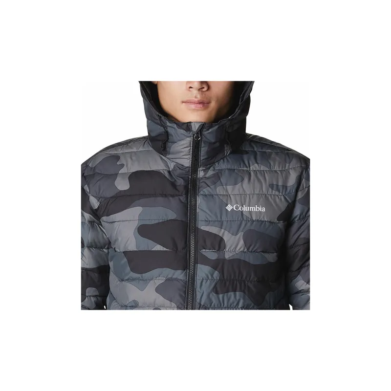 Columbia Powder Lite Hooded Jacket Jacket Men's Camouflage Black-3