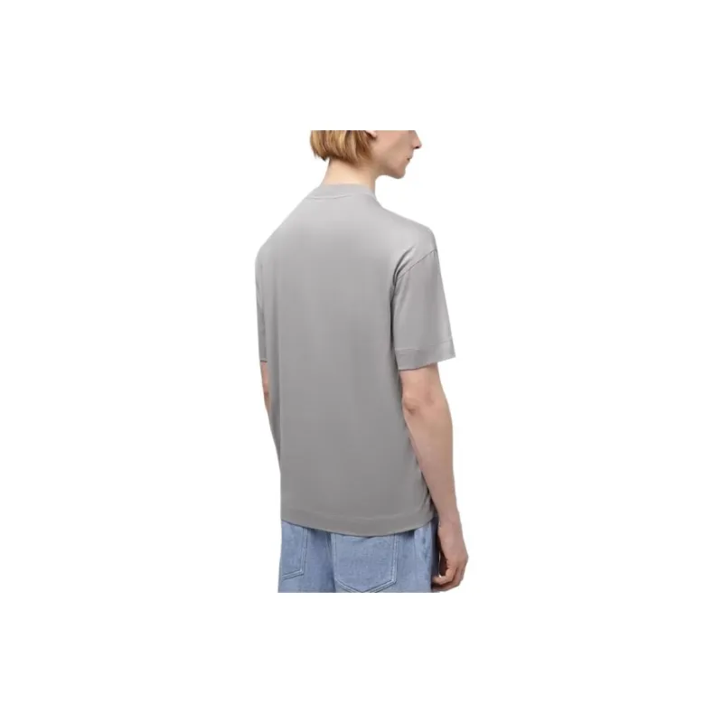 EMPORIO ARMANI SS24 T Shirt Men's Silver-3