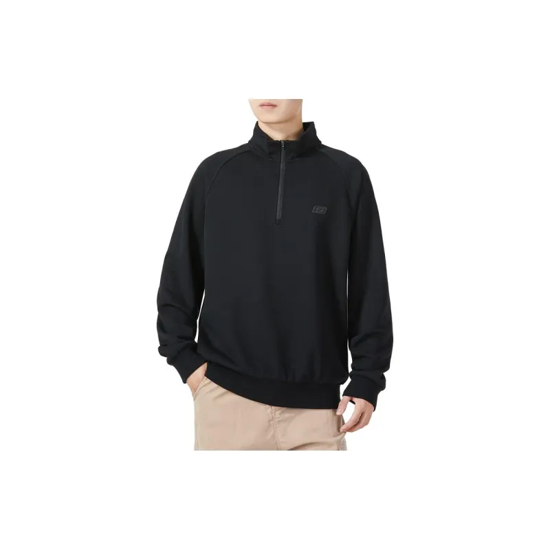 Skechers Colorful Sweatshirts Men Carbon Black-2