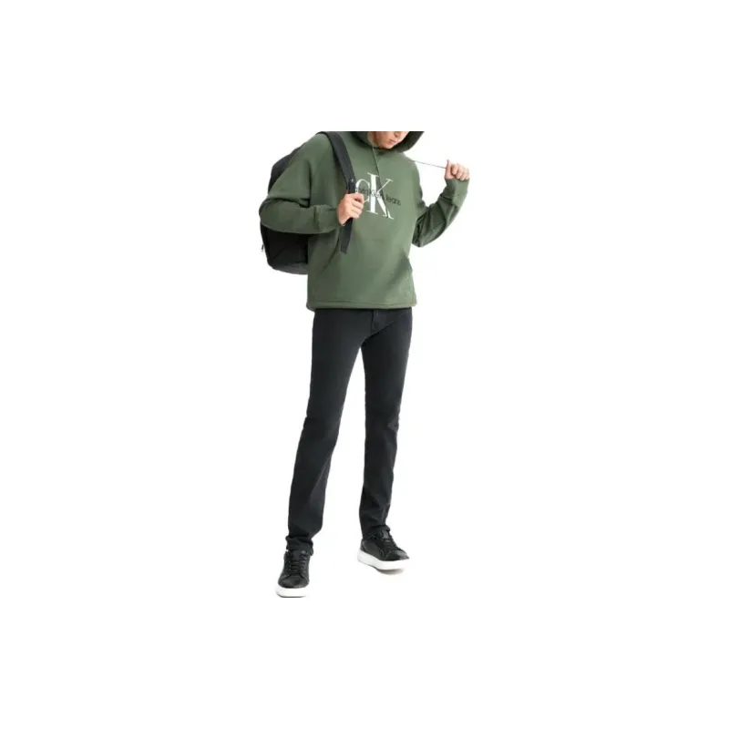 CALVIN KLEIN Monologo Sweatshirt Men's Green-3