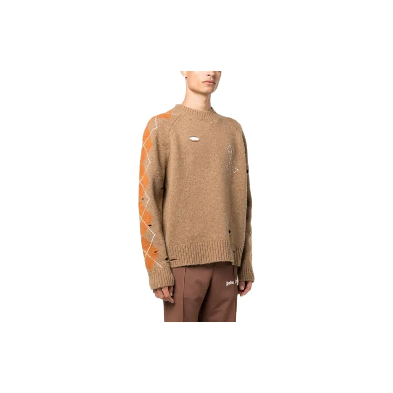 PALM ANGELS Sweaters Men Beige-3